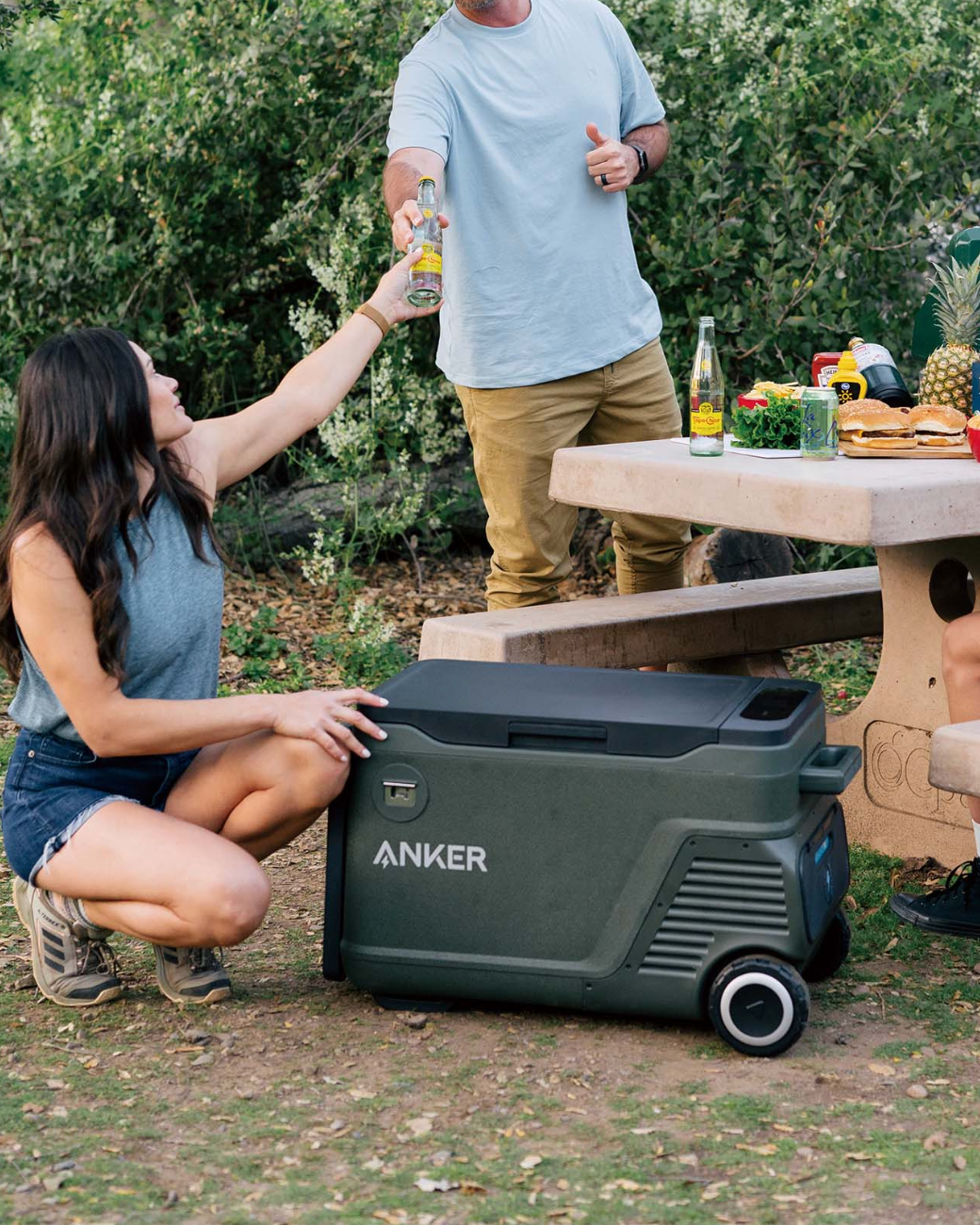 Anker EverFrost Powered Cooler 40 and SOLIX F1500 Solar Generator Kit