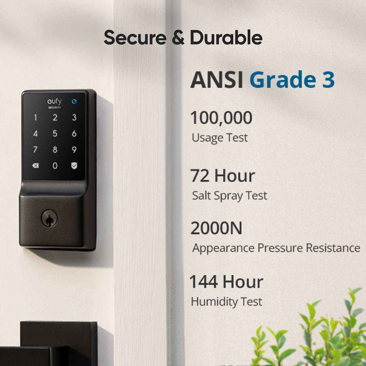 eufy E340 Video Doorbell and eufy C210 Smart Lock Bundle