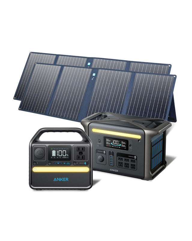 Anker SOLIX F1500 and 522 Solar Generator Kit