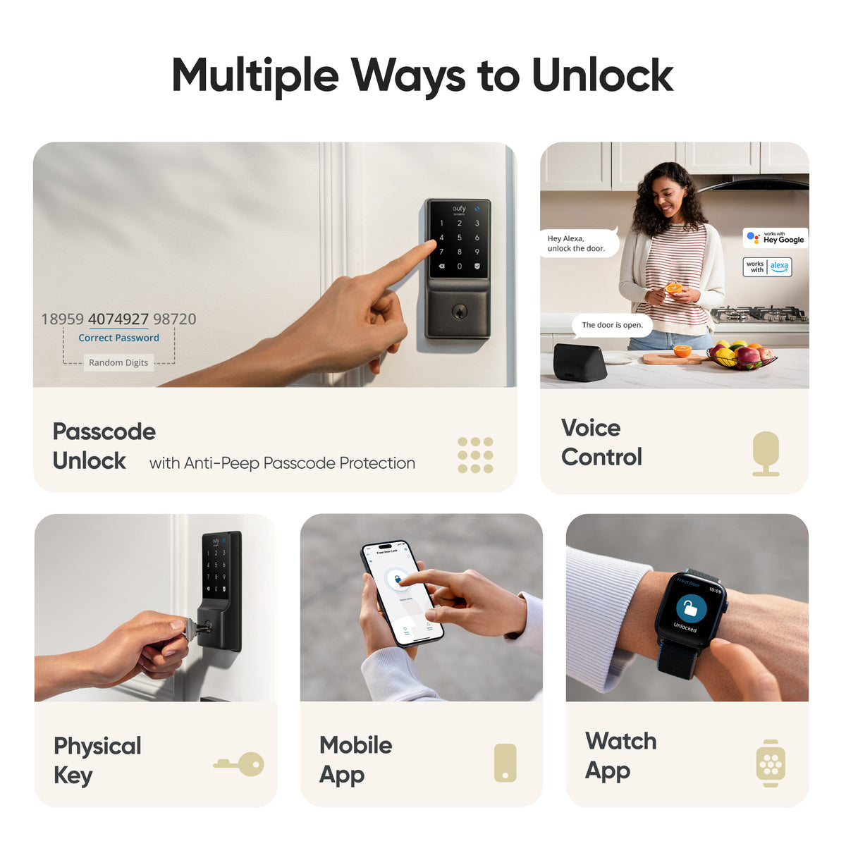 eufy E340 Video Doorbell and eufy C210 Smart Lock Bundle