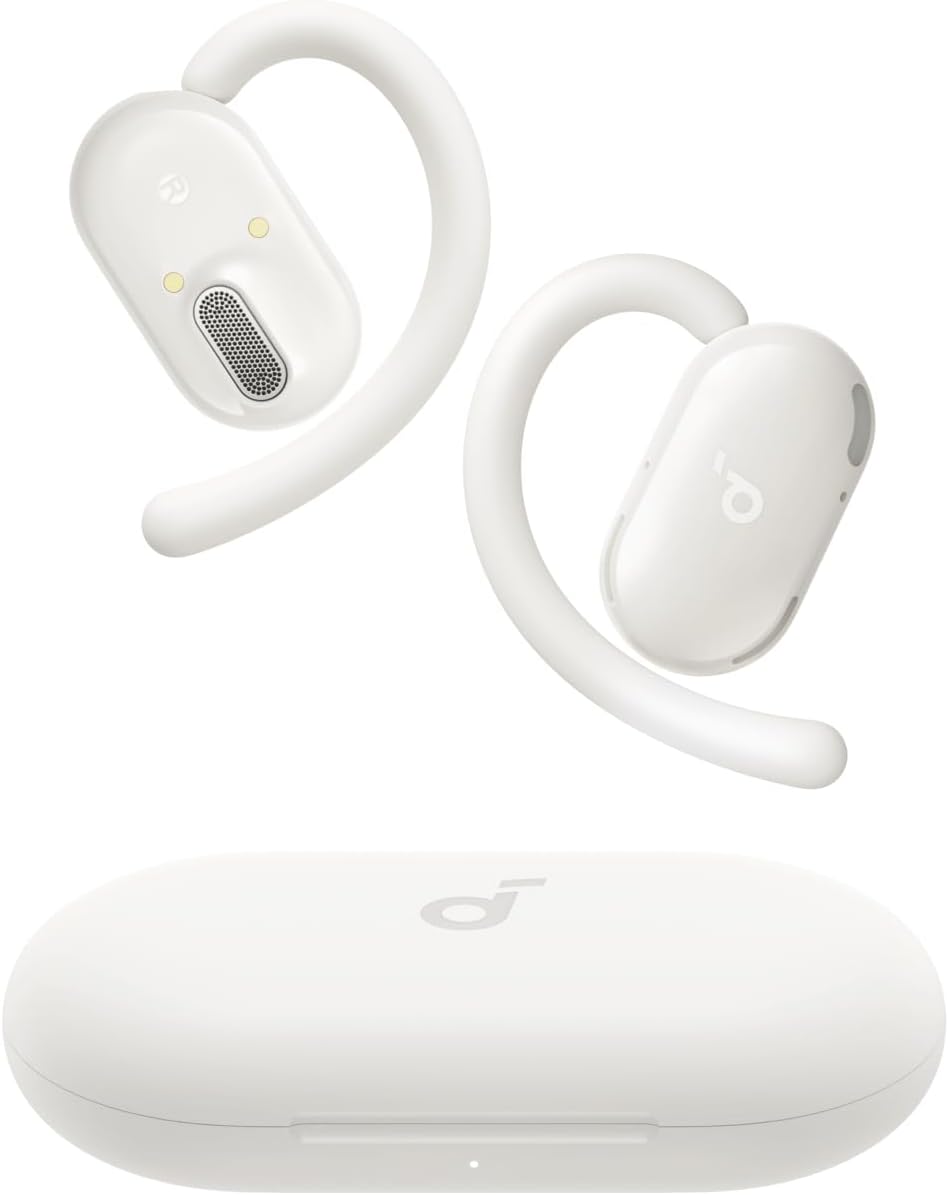 Soundcore V20i by Anker Open-Ear Headphones, Adjustable Ear Hooks, Wireless Earbuds