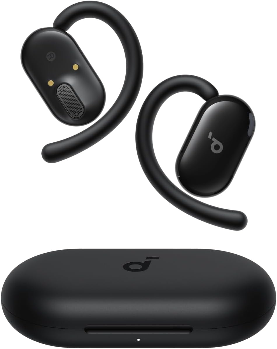 Soundcore V20i by Anker Open-Ear Headphones, Adjustable Ear Hooks, Wireless Earbuds