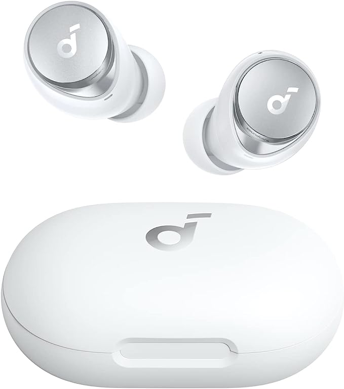 Soundcore Space A40 Auto-Adjustable Active Noise Cancelling Wireless Earbuds - Black/White/Blue