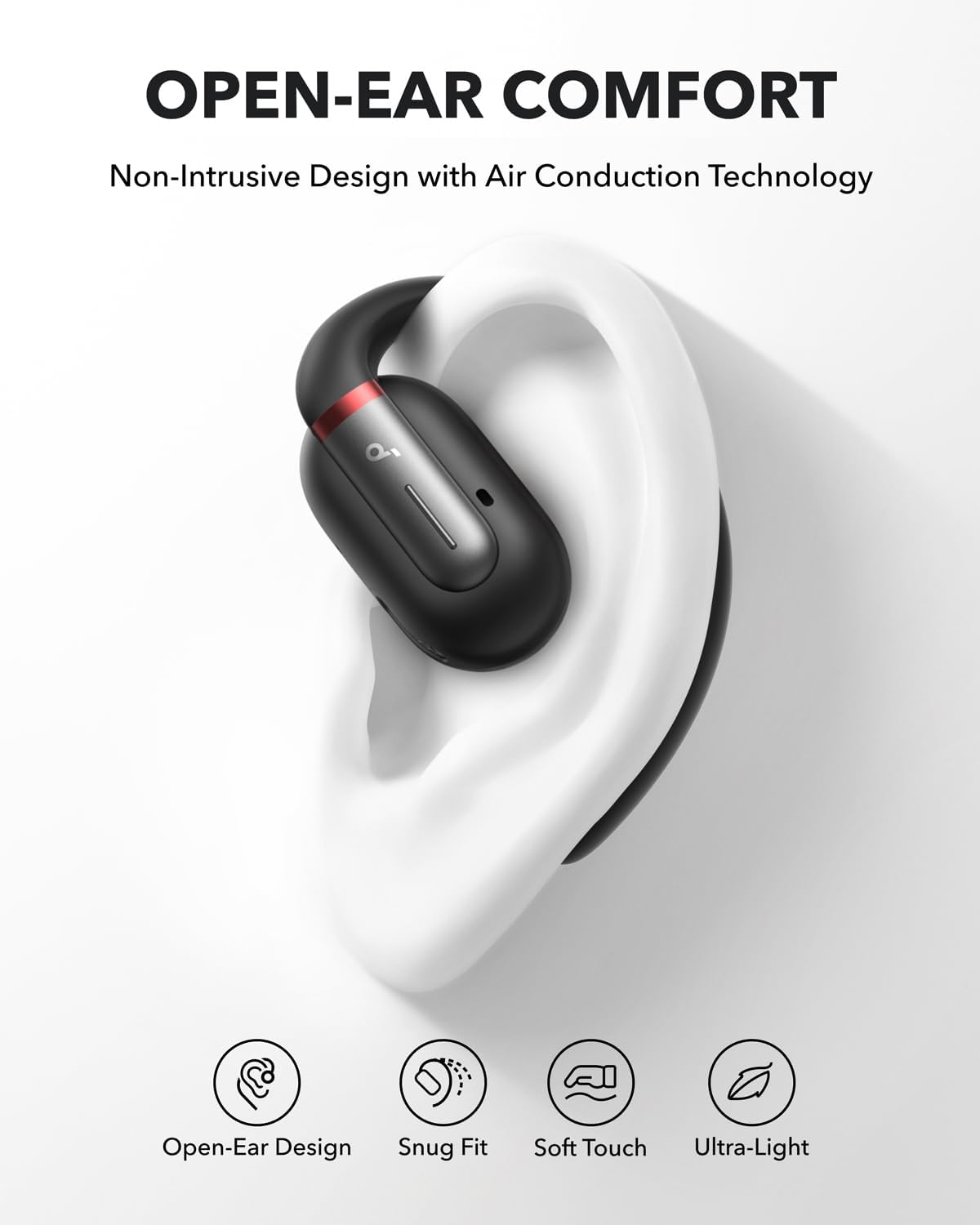 Soundcore by Anker V30i Open-Ear Headphones, Wireless Earbuds