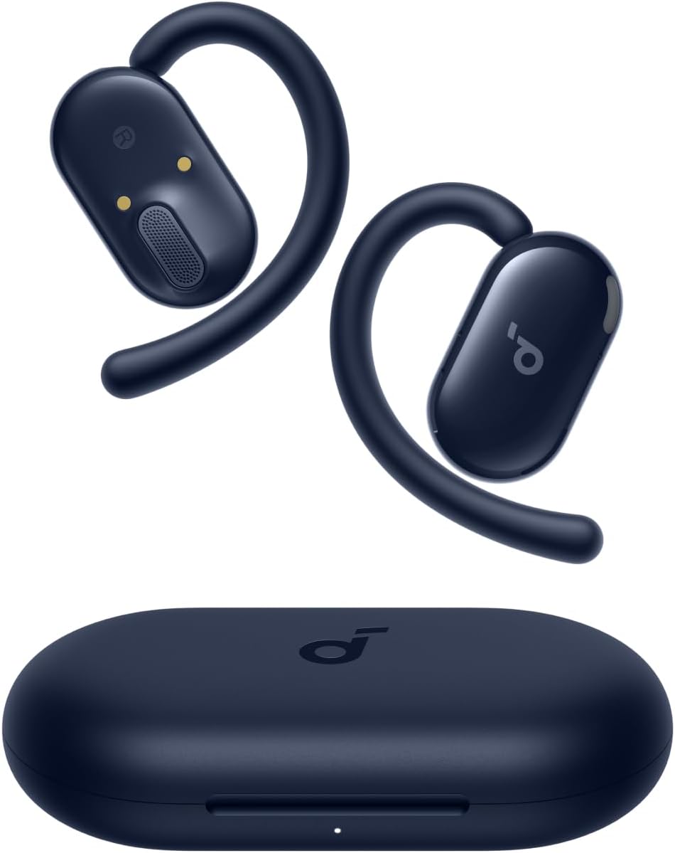 Soundcore V20i by Anker Open-Ear Headphones, Adjustable Ear Hooks, Wireless Earbuds