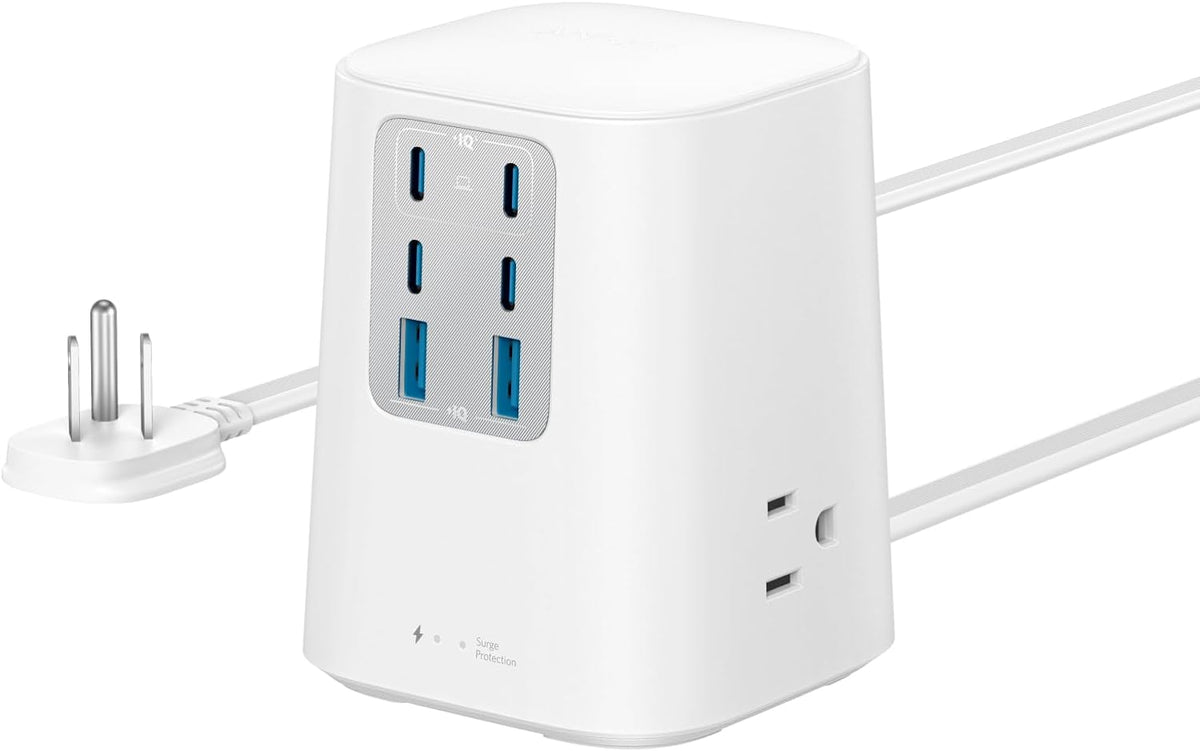 Anker Charging Station(100W), 9-in-1 USB C Power Strip