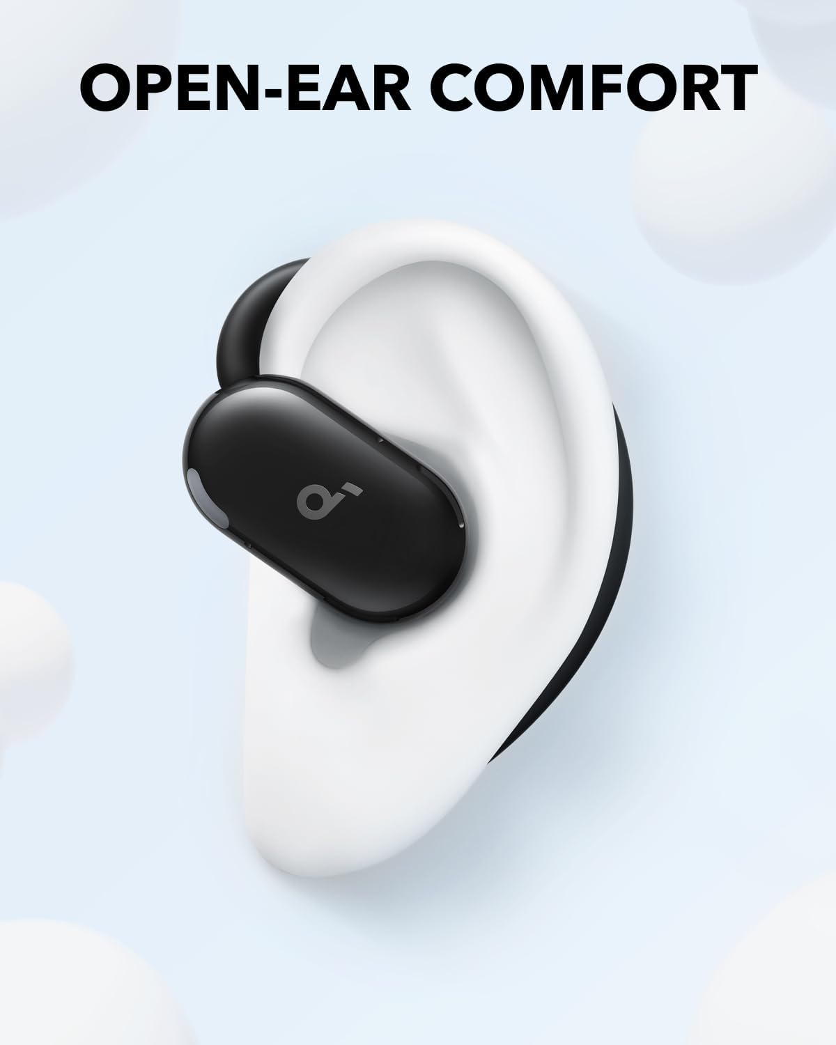Soundcore V20i by Anker Open-Ear Headphones, Adjustable Ear Hooks, Wireless Earbuds