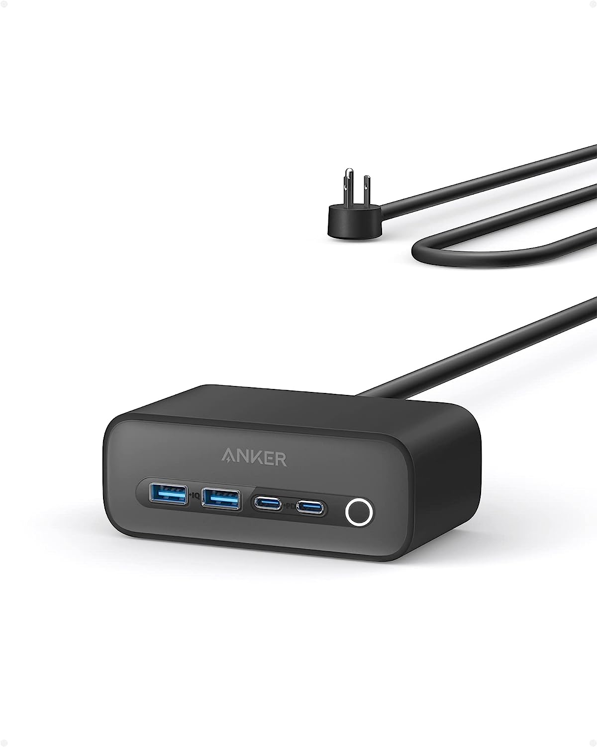 Anker 525 Charging Station, 7-in-1 USB C Power Strip for iphone13/14