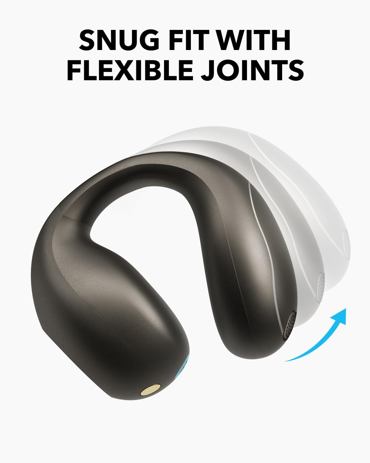 Soundcore C40i by Anker, Open-Ear Earbuds, Clip-On Headphones