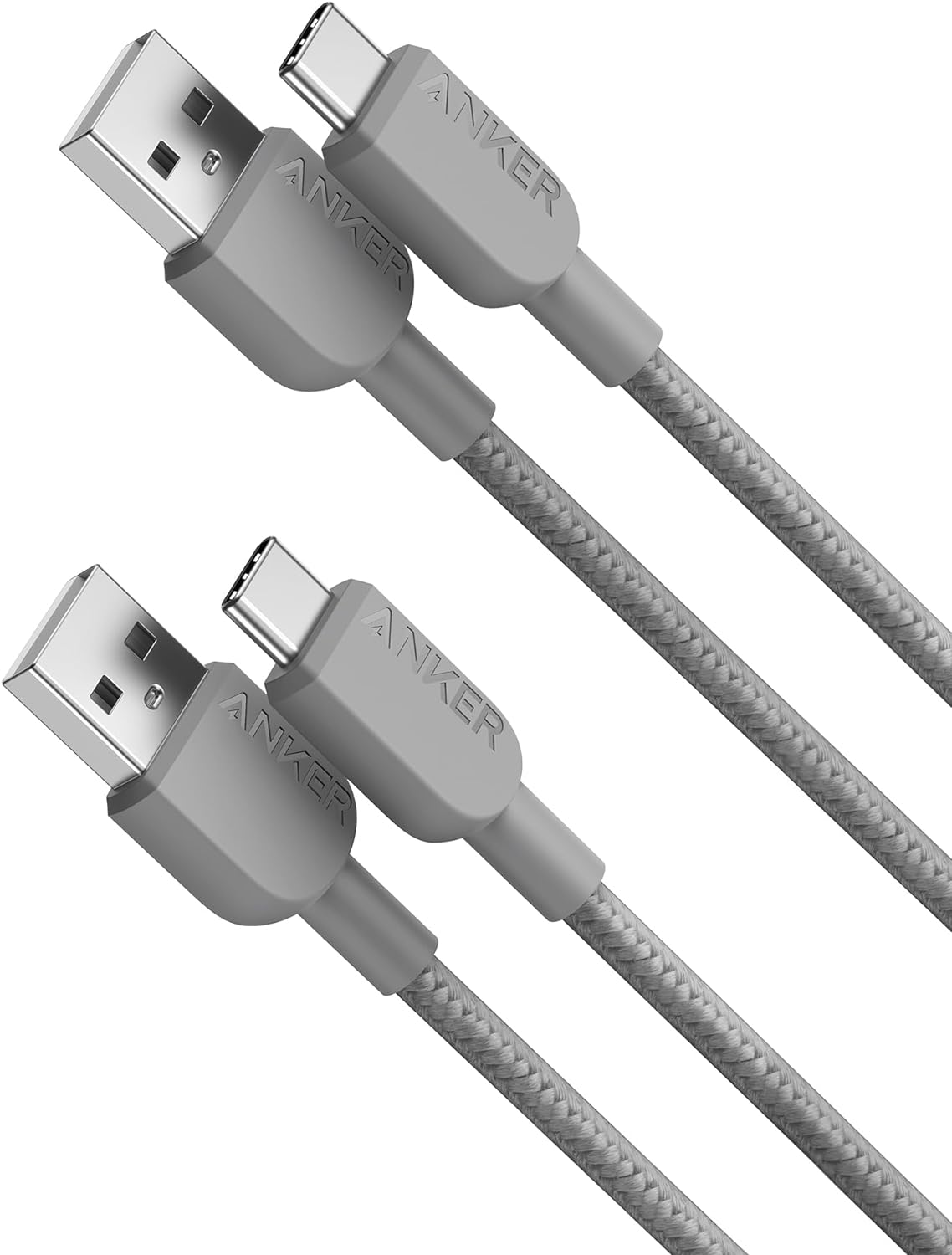 Anker 310 USB-A to USB-C/USB-A to Type C Charger Cable[2 Pack, 3ft]