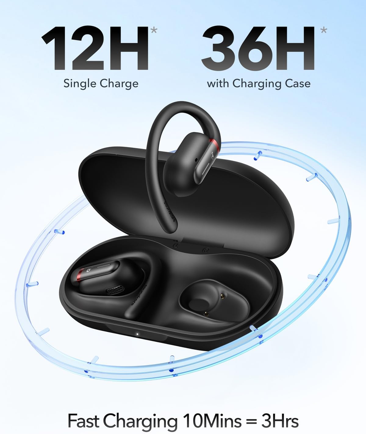 Soundcore by Anker V30i Open-Ear Headphones, Wireless Earbuds