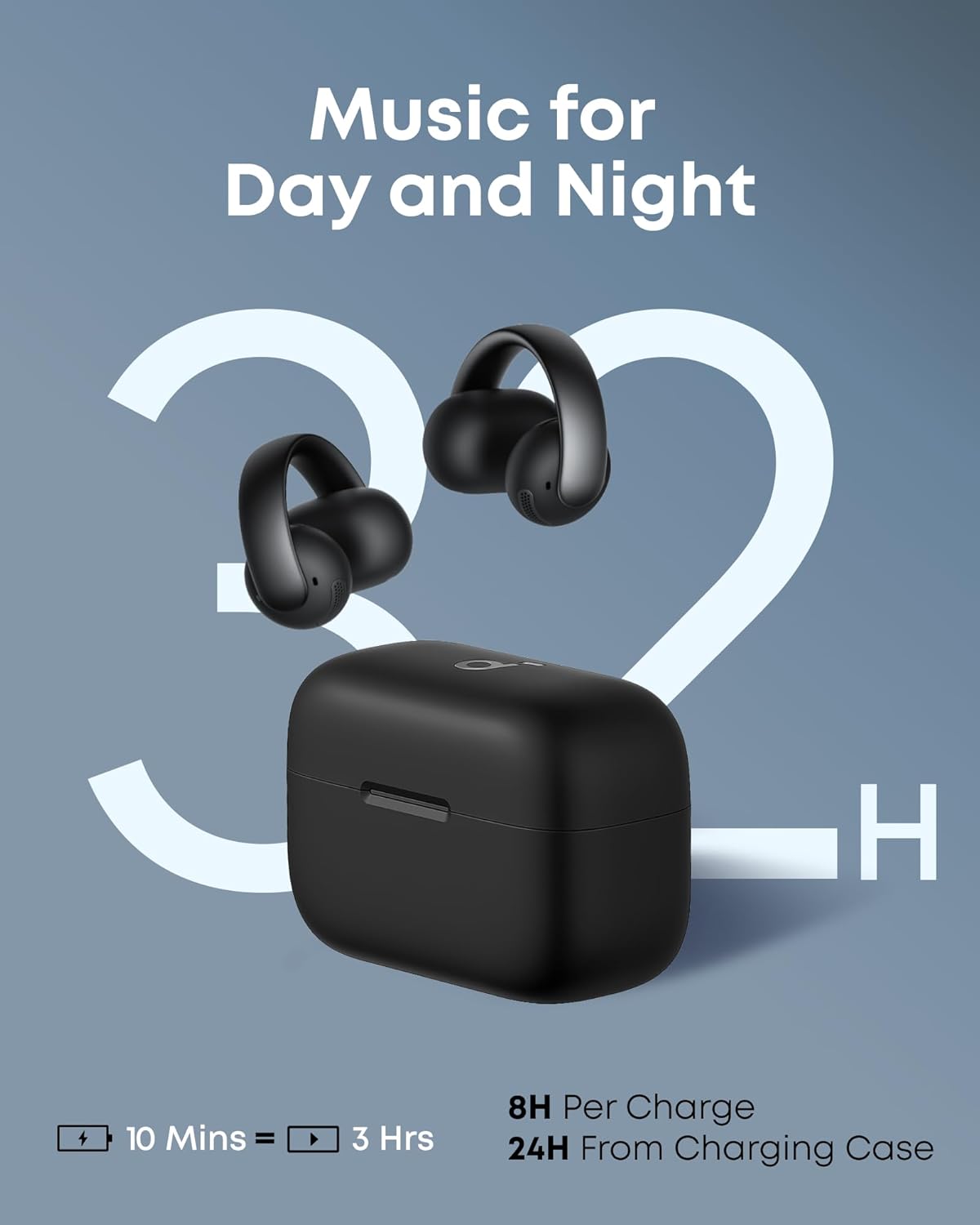 Soundcore AeroClip Open-Ear Clip-On Earbuds by Anker