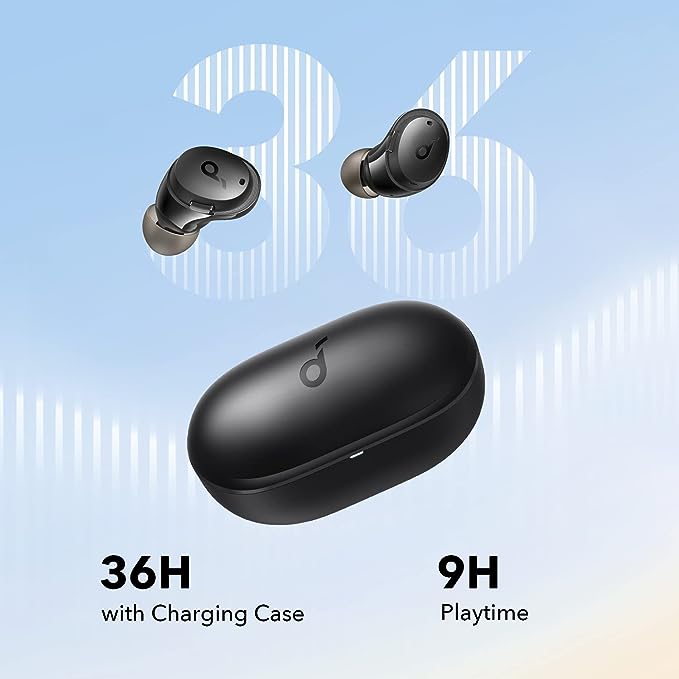 Soundcore Soundcore Life A3i Noise Cancelling Wireless Earbuds- Black/White