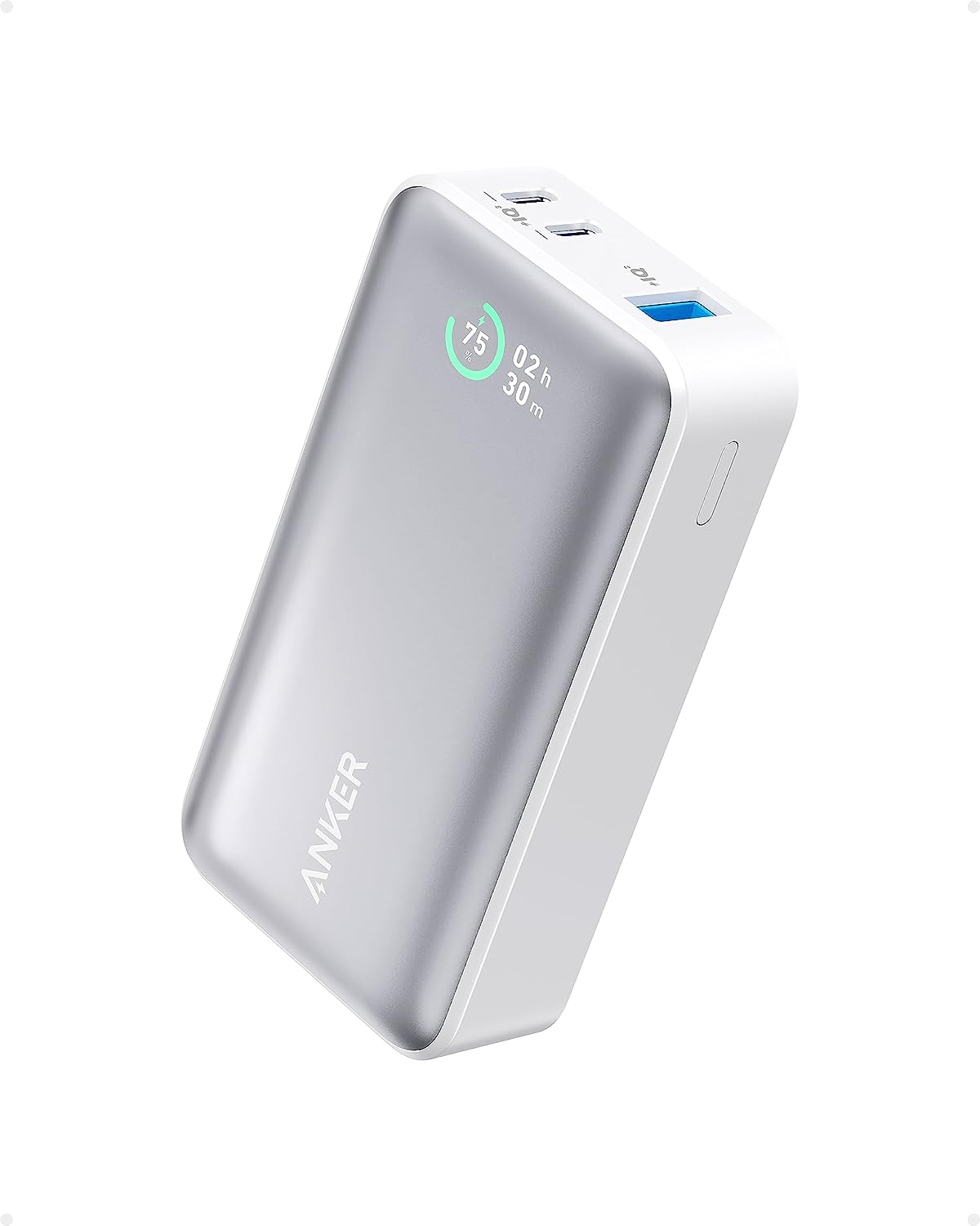 Anker Power Bank, Power IQ 3.0 Portable Charger with PD 30W Max Output (PowerCore 30W), 10,000mAh Battery Pack