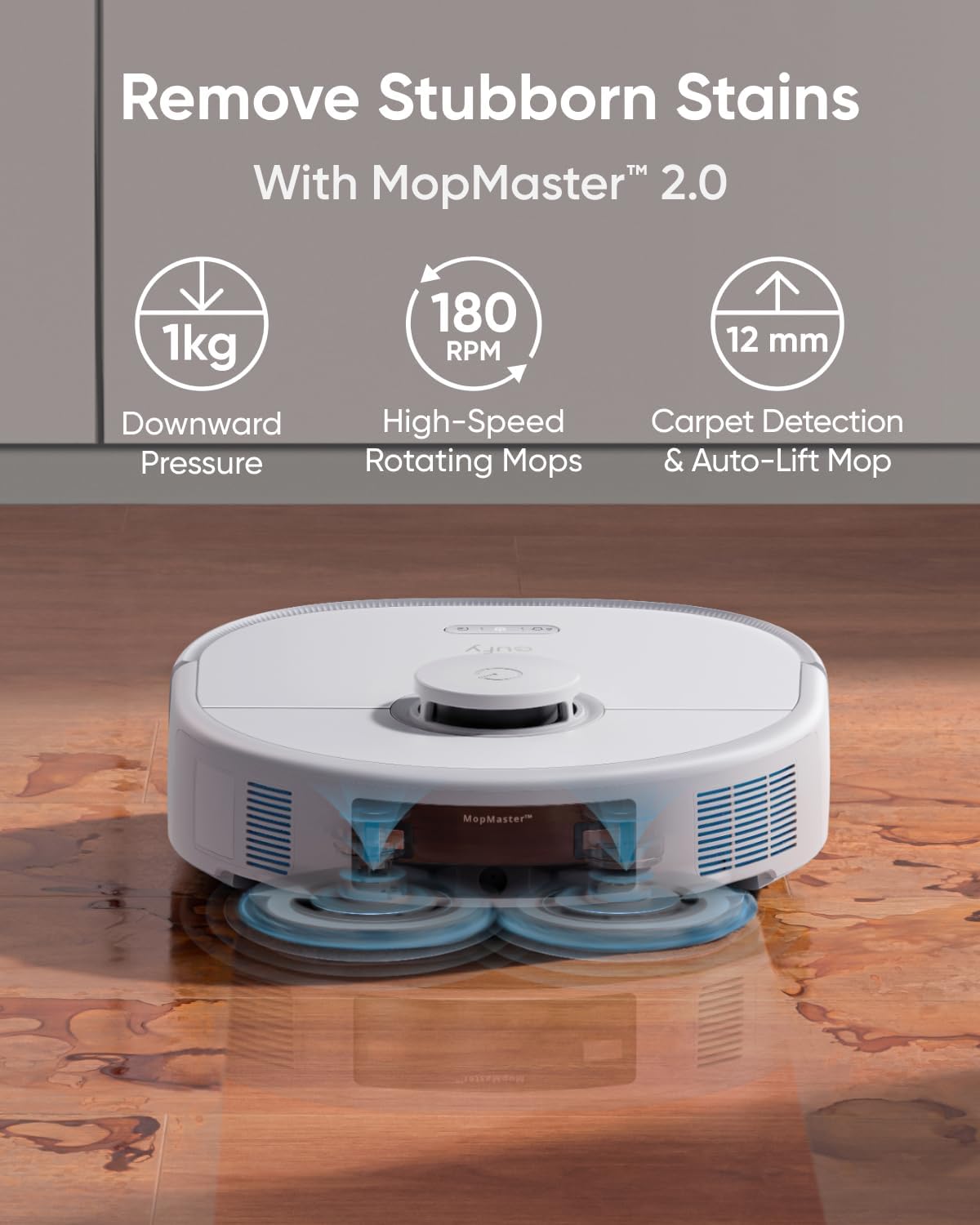 eufy X10 Pro Omni Robot Vacuum and Mop Combo White with One-Year Accessary Kit and Dust Bags*6