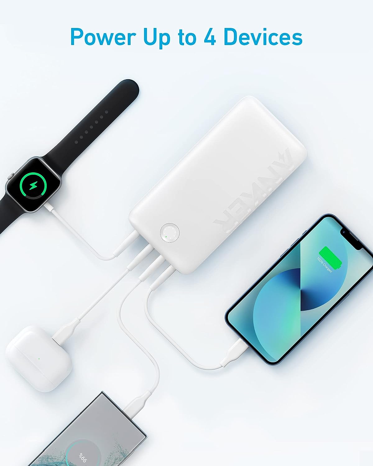 Anker Portable Charger, Power Bank, 40,000mAh 30W Battery Pack with USB-C High-Speed Charging