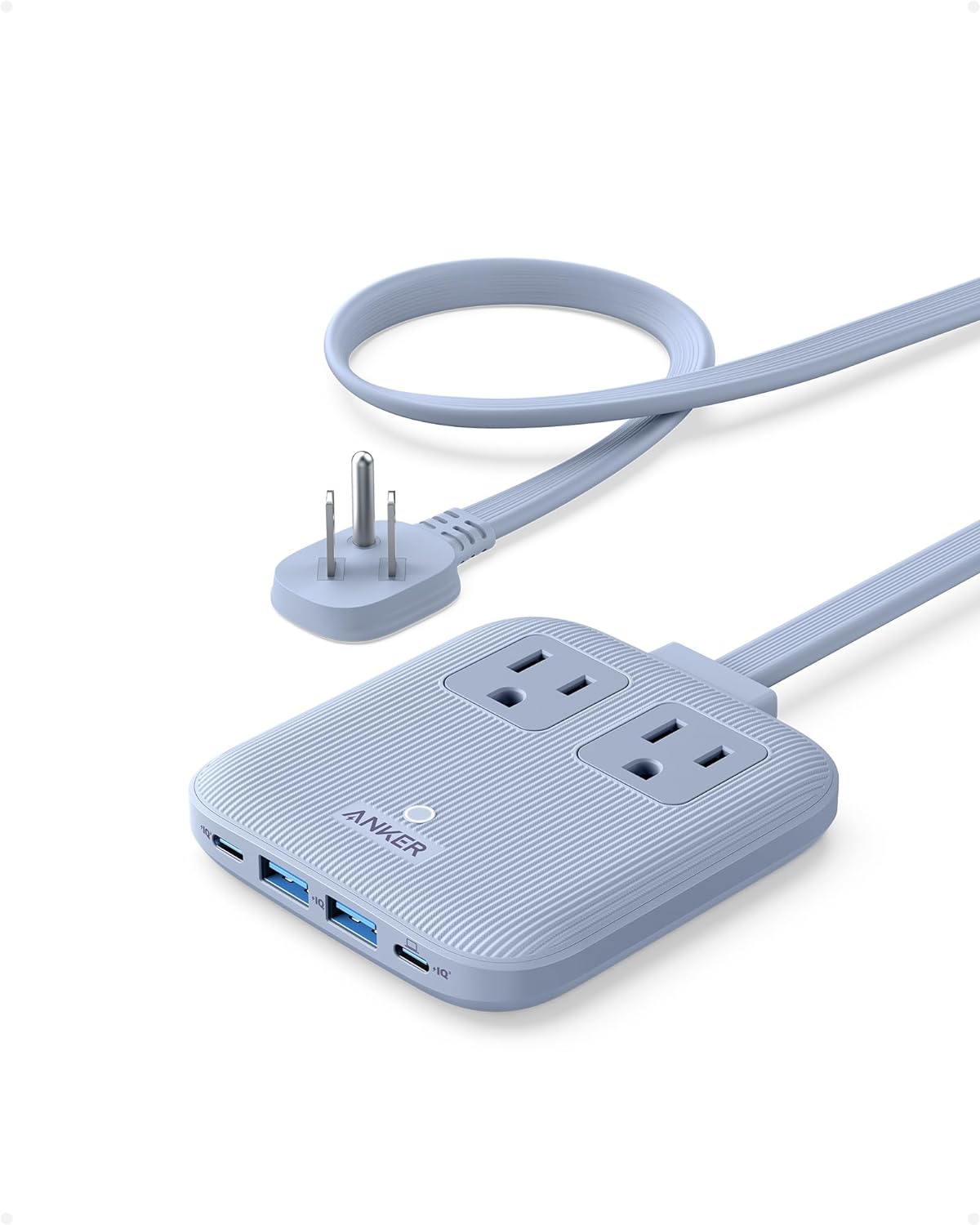 Anker Nano Charging Station(67W Max), 6-in-1 USB C Power Strip for iPhone 14/13&amp;MacBook