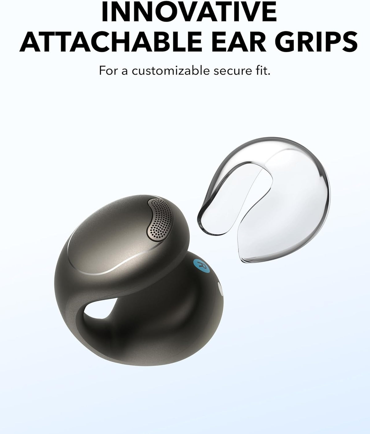 Soundcore C40i by Anker, Open-Ear Earbuds, Clip-On Headphones