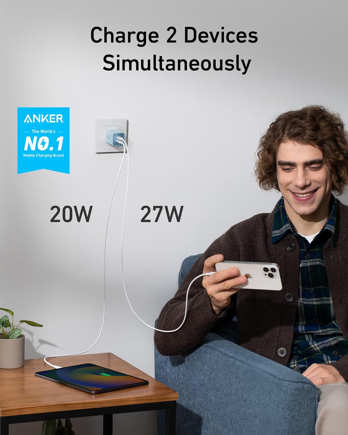 Anker USB C Charger 47W, 523 Charger (Nano 3)