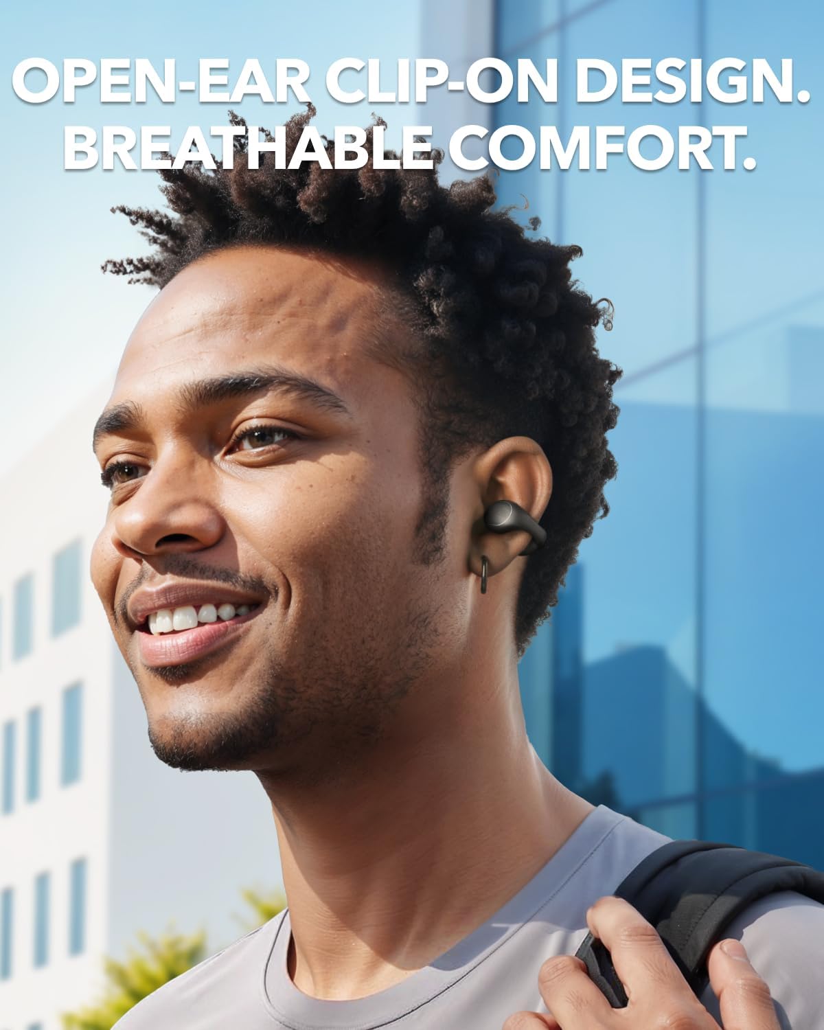 Soundcore C40i by Anker, Open-Ear Earbuds, Clip-On Headphones