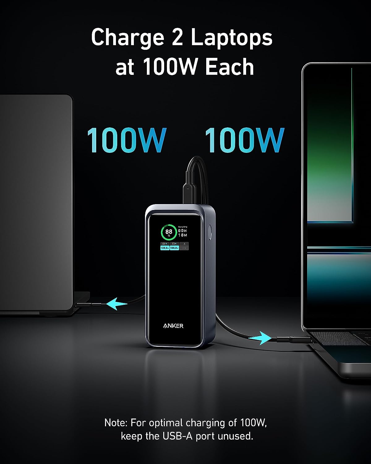 Anker Prime Power Bank, 20,000mAh Portable Charger with 200W Output