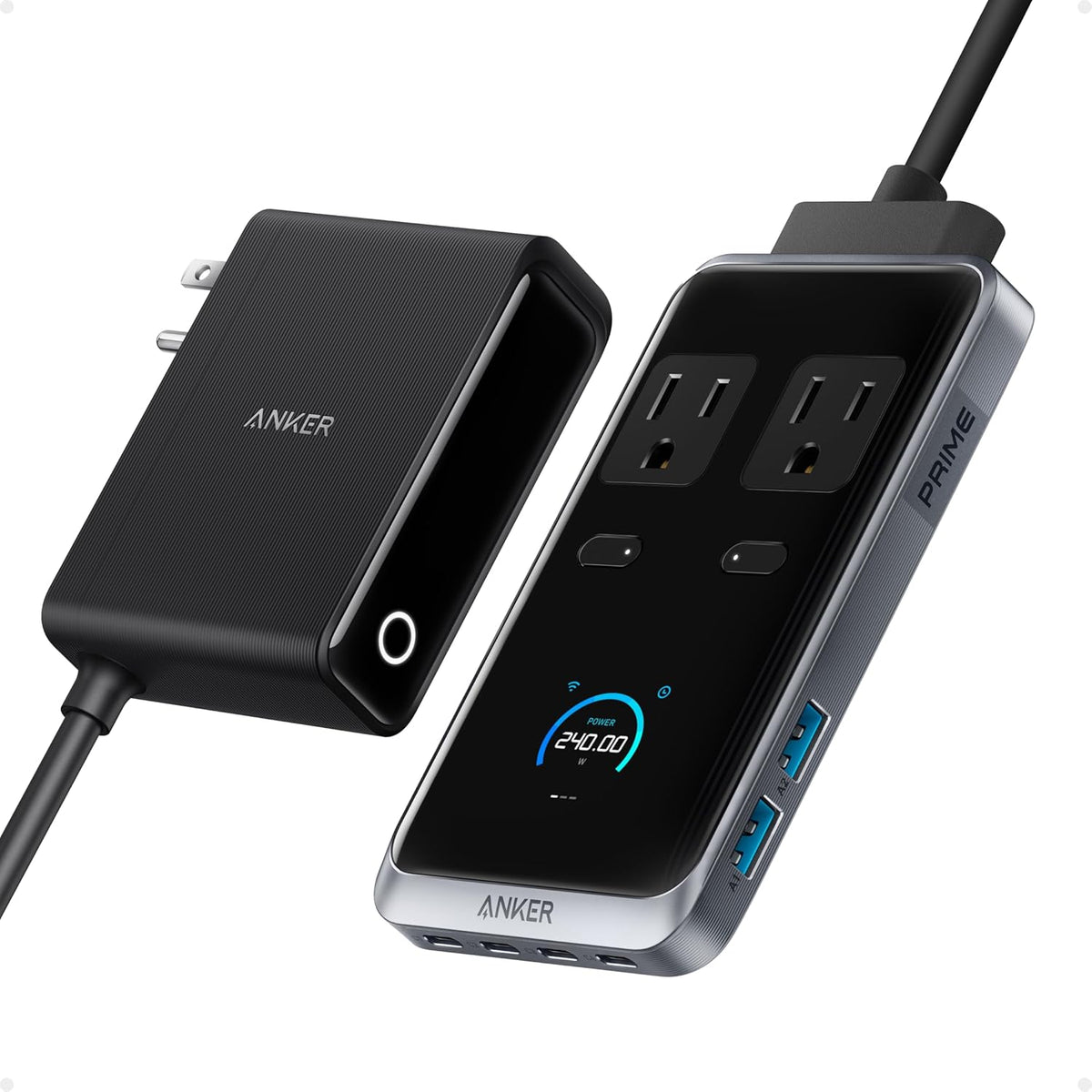 Anker Prime Charging Station, 240W 8-in-1 USB C Power Strip