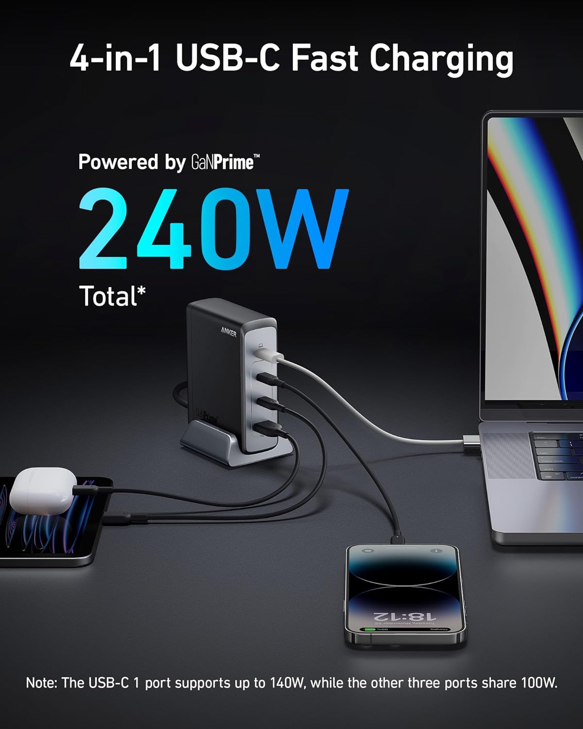 Anker Prime 240W USB C Charger