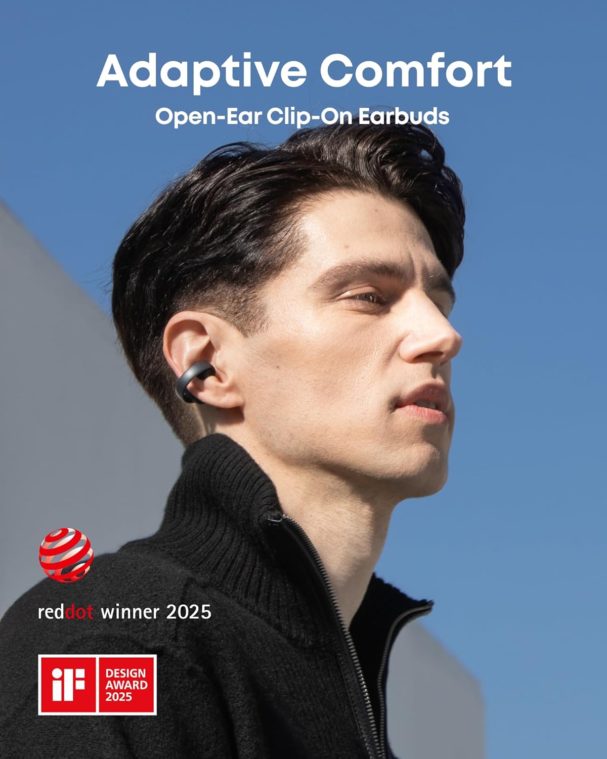 Soundcore AeroClip Open-Ear Clip-On Earbuds by Anker