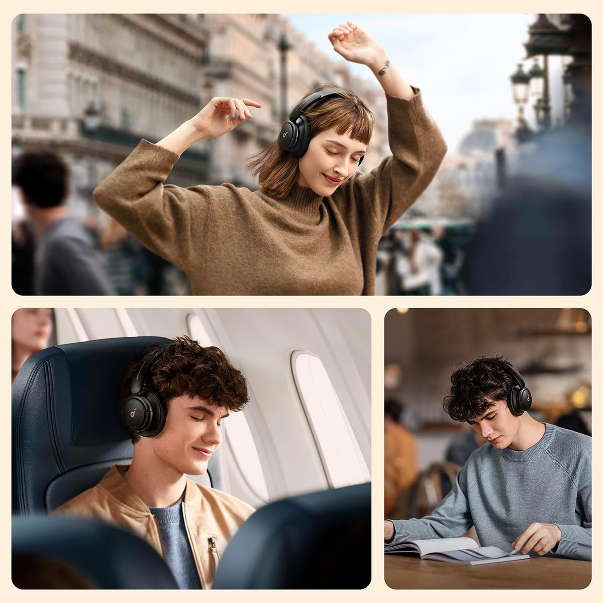 soundcore Life Q30 by Anker, Hybrid Active Noise Cancelling Headphones