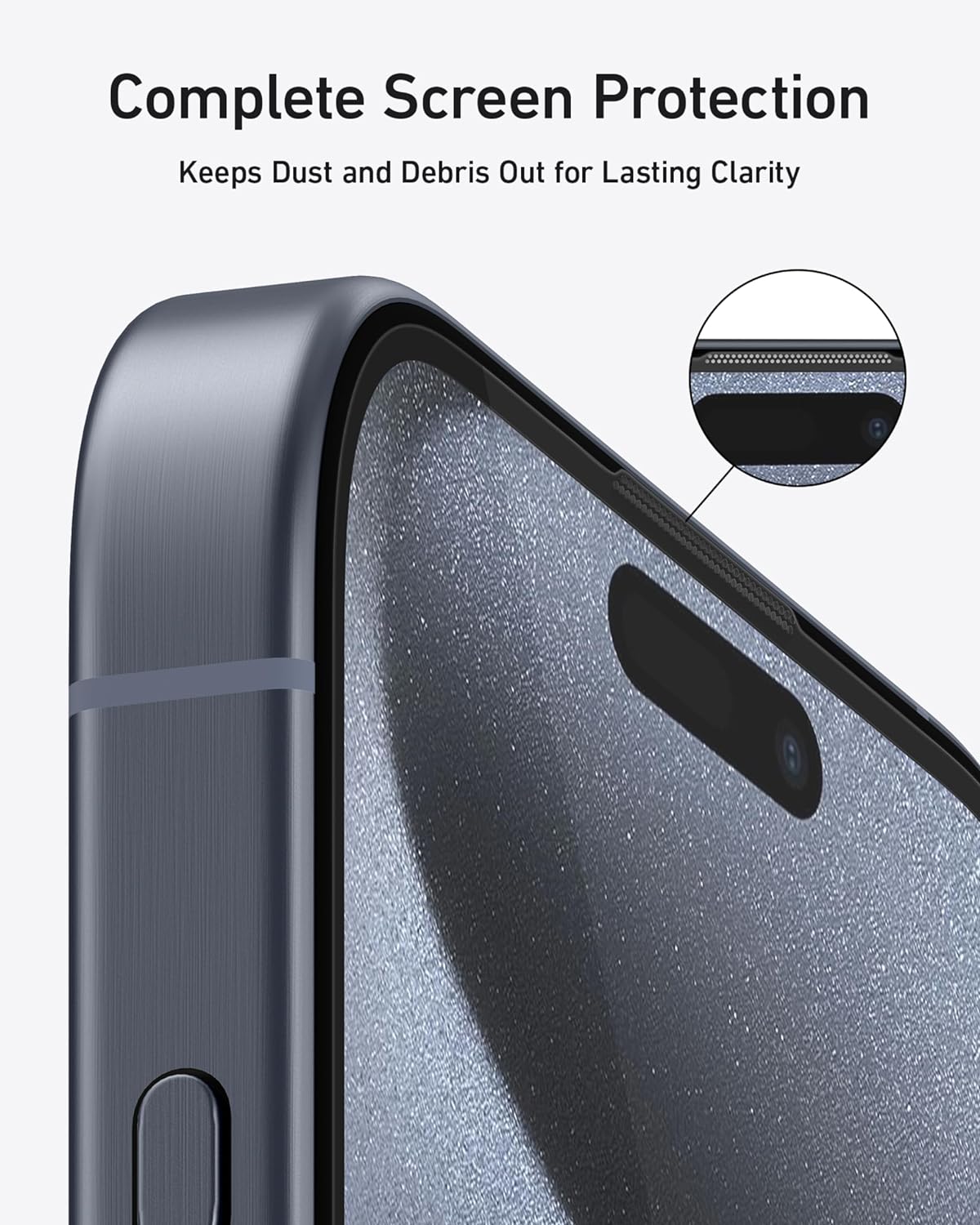 Anker 2 Pack for iPhone 15 Pro max Privacy Screen Protector