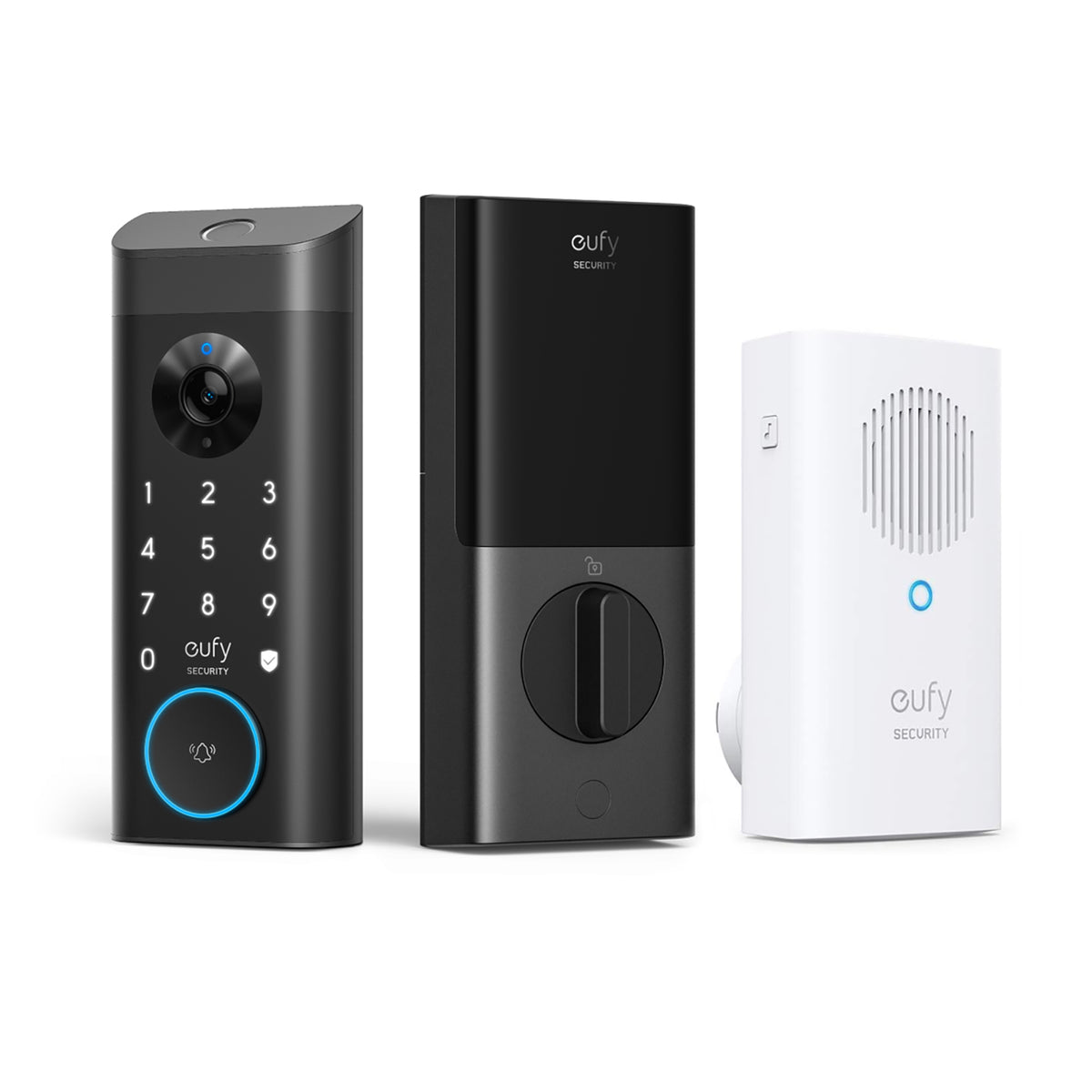 eufy Security Video Smart Lock with Pan/Tilt Indoor Cam Bundle