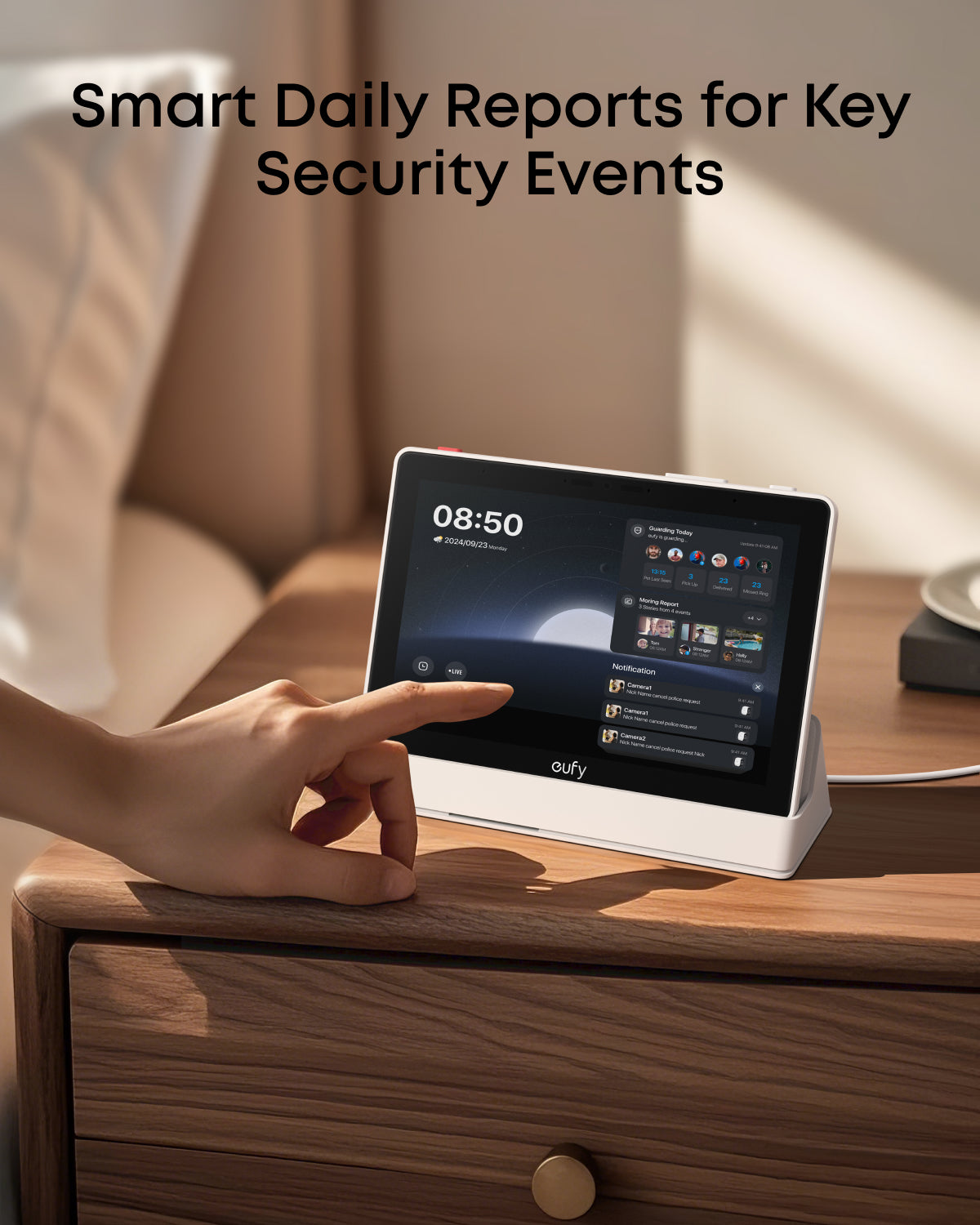 eufy Smart Display E10 with 8&quot; Monitor and Quadview