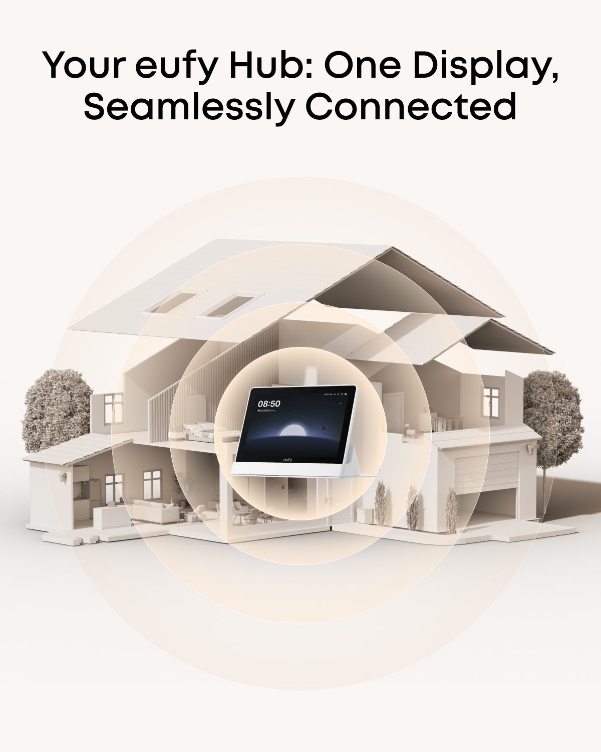 eufy Smart Display E10 with 8&quot; Monitor and Quadview