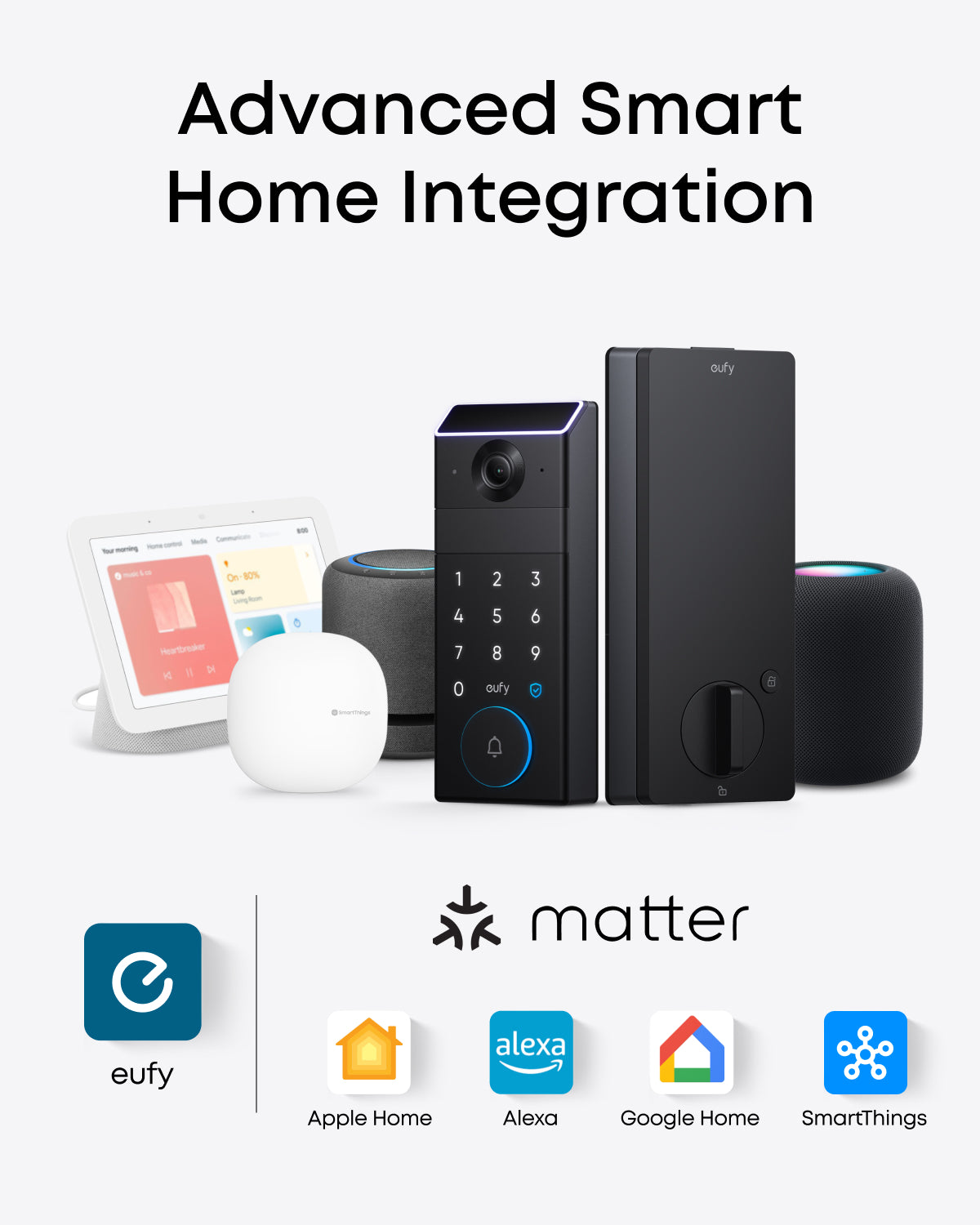 eufy FamiLock S3 with Palm Vein Recognition and 2K Video Doorbell