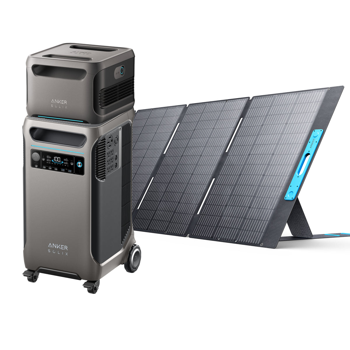 Anker SOLIX F3800 and BP3800 Expansion Battery Solar Generator Kit