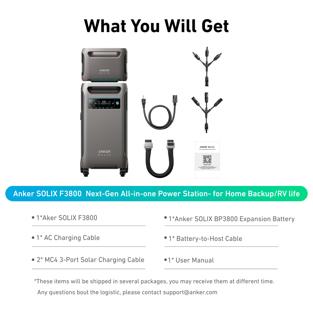 Anker SOLIX F3800 and BP3800 Expansion Battery