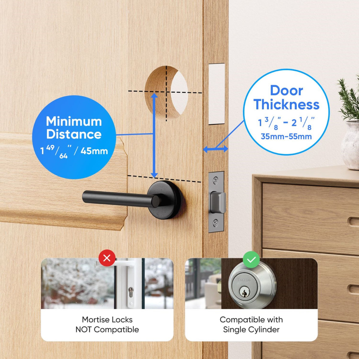 eufy Security Video Smart Lock with Pan/Tilt Indoor Cam Bundle