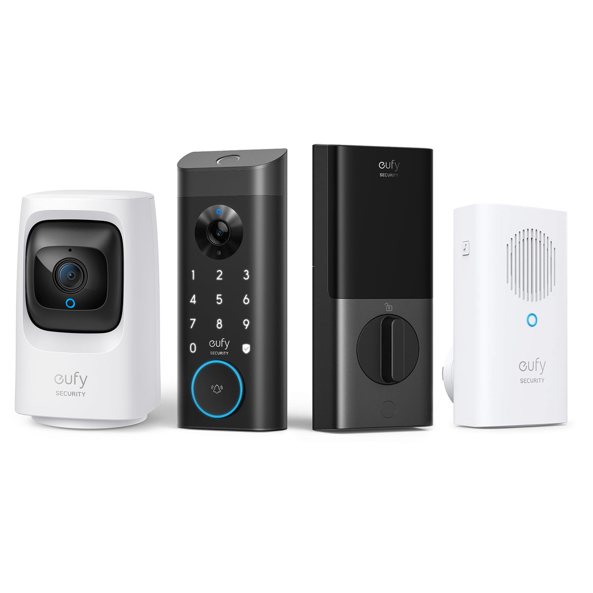 eufy Security Video Smart Lock with Pan/Tilt Indoor Cam Bundle