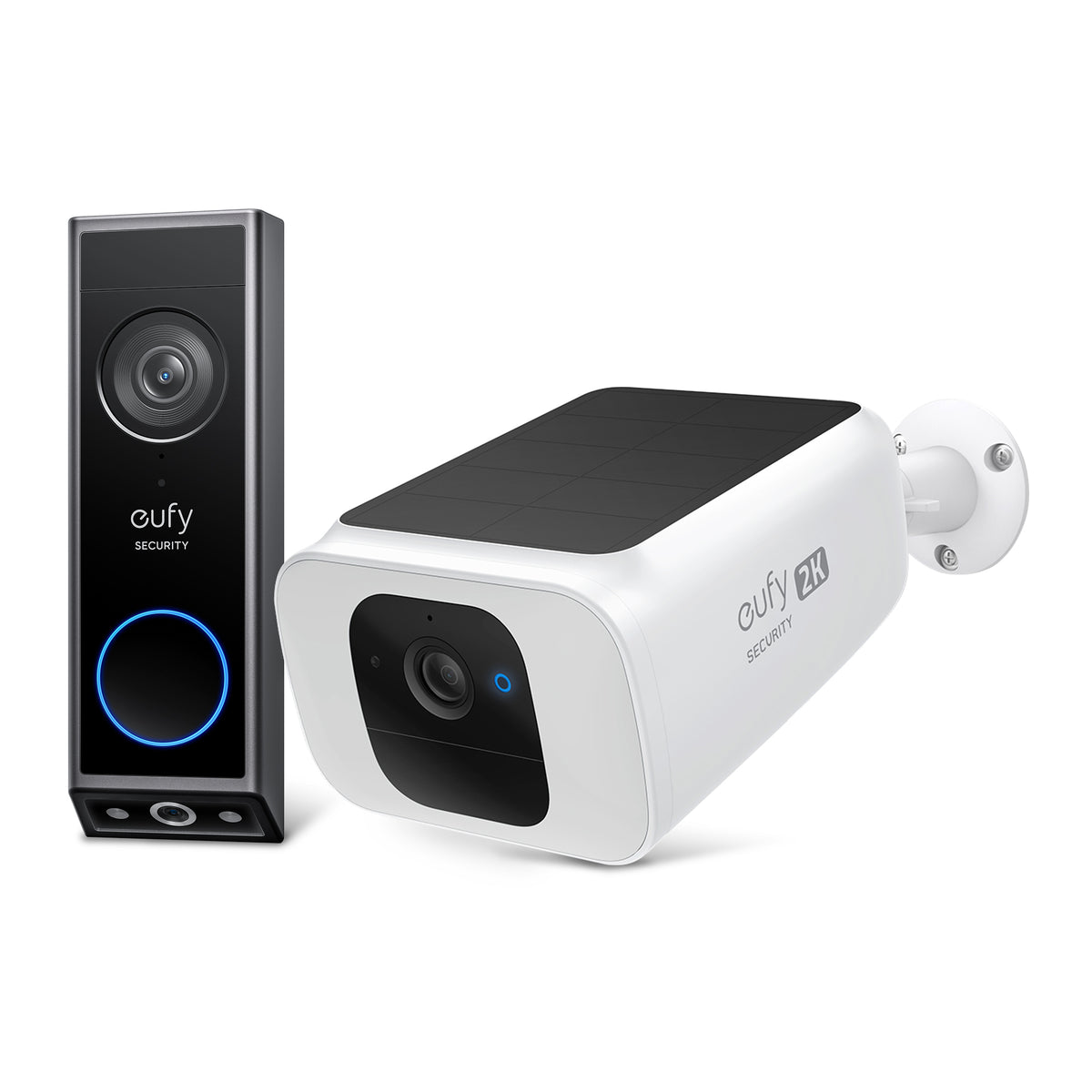 eufy Security Dual Cam Doorbell with Solar Cam Bundle