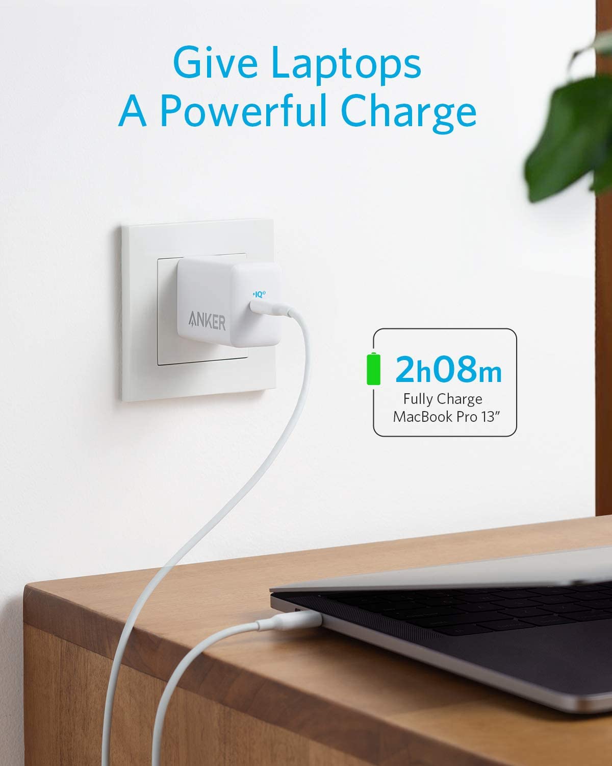 Anker USB C Charger, 65W PIQ 3.0 PPS Compact Fast Charger Adapter