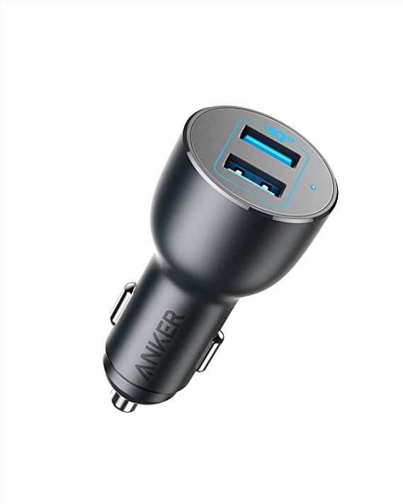 Anker 36W Metal Dual USB Car Charger Adapter