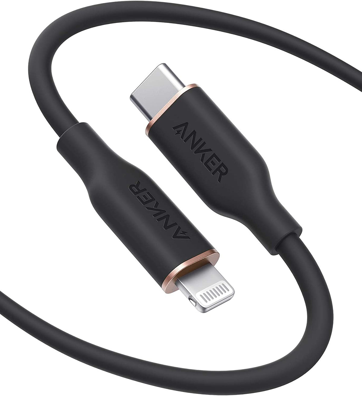 Anker USB-C to Lightning Cable, 641 Cable 100W 3ft/6ft