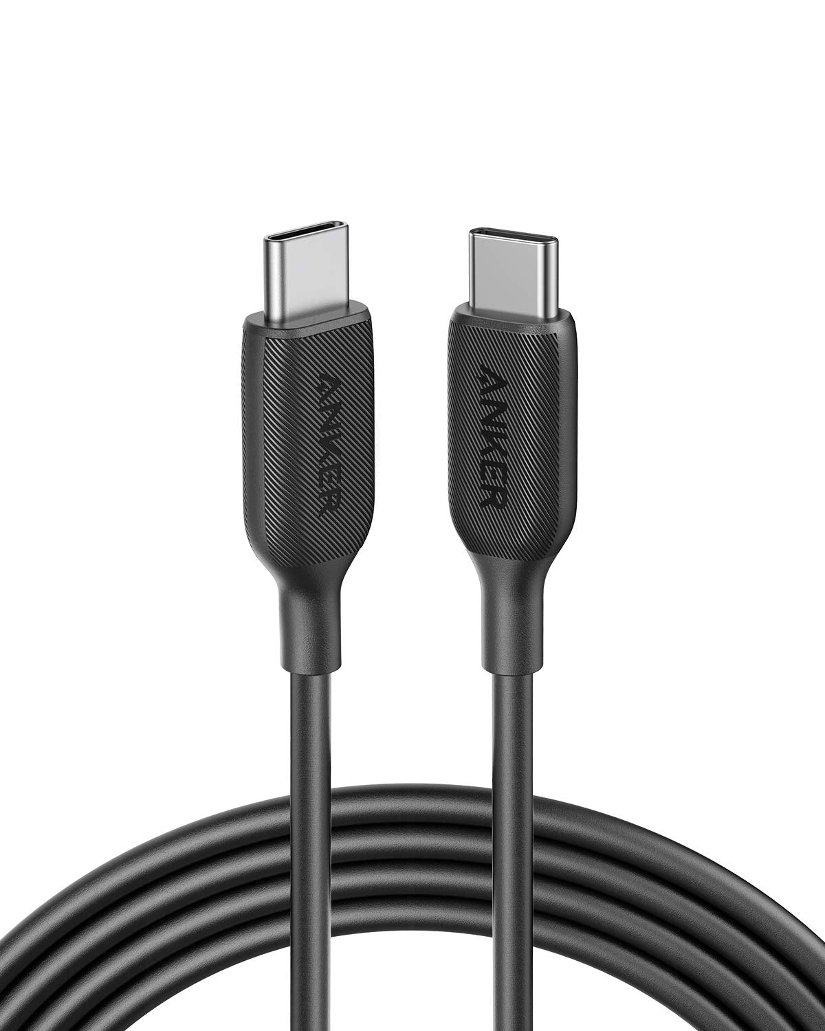 Anker Powerline III USB C Cable 60W USB-C to USB-C Cable 2.0 (1ft/ 3ft/ 6ft/ 10ft) Black/White
