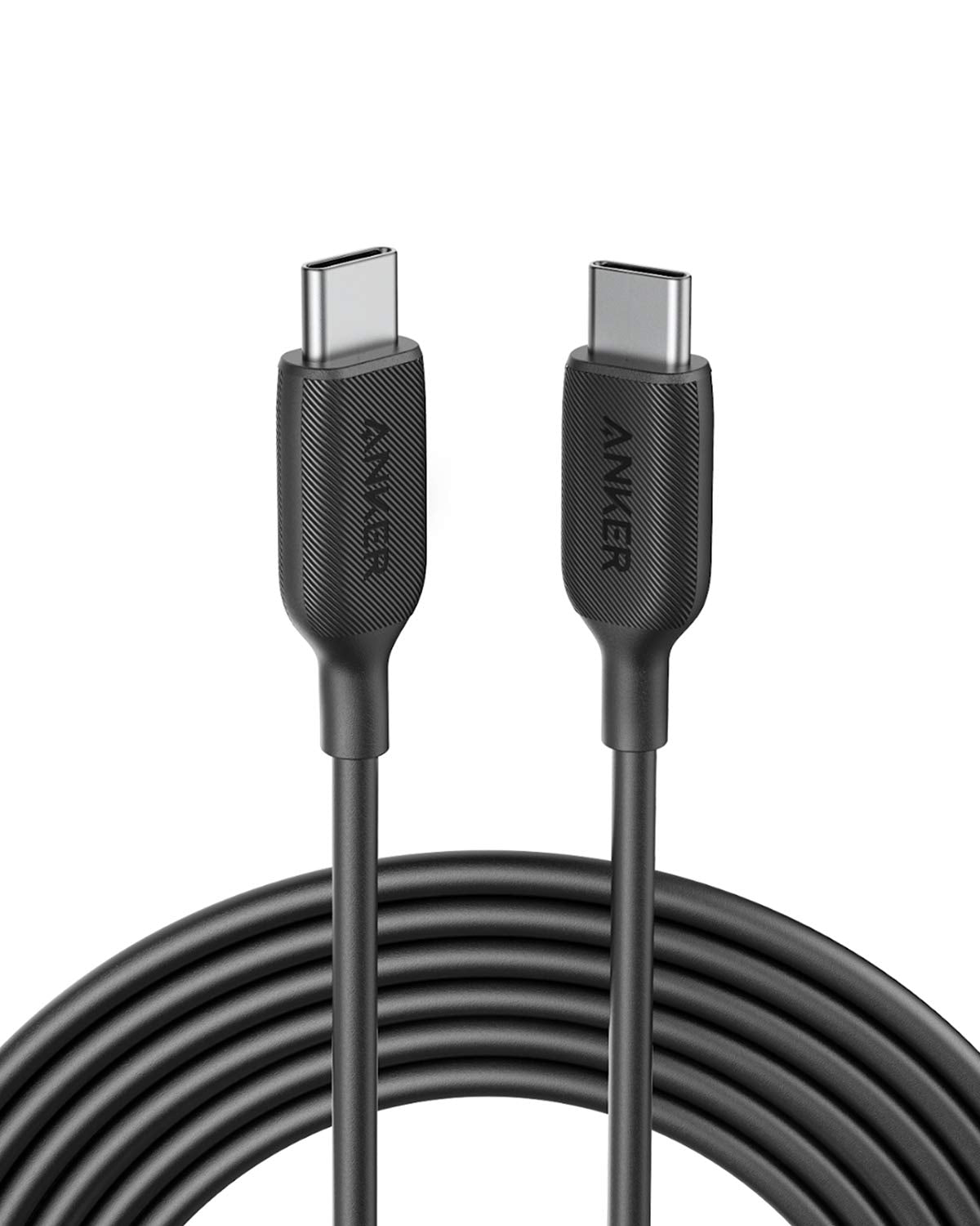 Anker Powerline III USB C Cable 60W USB-C to USB-C Cable 2.0 (1ft/ 3ft/ 6ft/ 10ft) Black/White