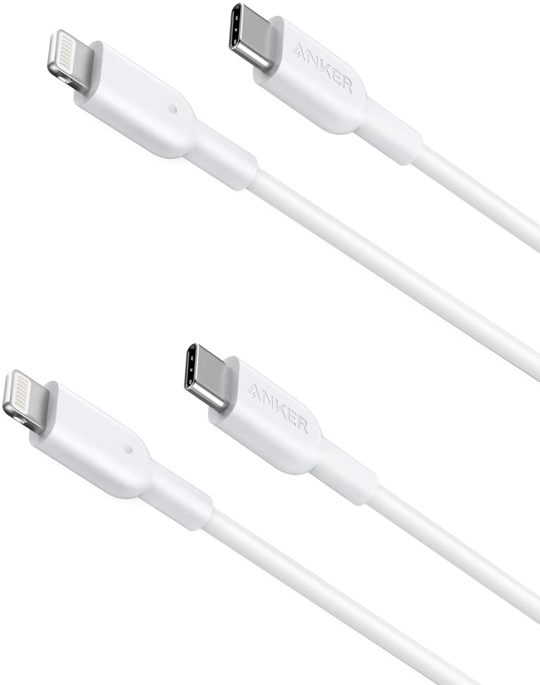 Anker USB C to Lightning Cable Powerline II [3ft, 2-Pack]